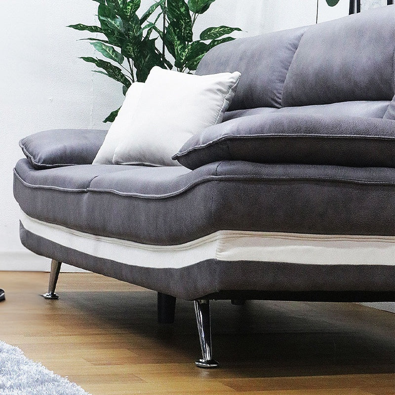 ソファー ソファ おすすめ ソファー ソフトレザー 幅193cm 大きい 3人掛け クッション付き 肘付き デザイン キャメルブラウン