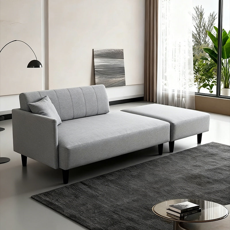 ソファー 3人掛け カウチソファ おすすめ オットマン 肘付き 片側アームレスト レイアウト自由 ソファー クッション付き ソファーベッド ファブリック