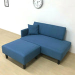 ソファー 3人掛け カウチソファ おすすめ オットマン 肘付き 片側アームレスト レイアウト自由 ソファー クッション付き ソファーベッド ファブリック