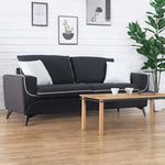 ソファー おすすめ 3人掛け ソファ 幅183cm スタイリッシュ 3人掛け おしゃれ 三人掛け sofa リビングソファ グレー ミッドセンチュリー コンパクト ヴィテージ風 かわいい 布張りソファー