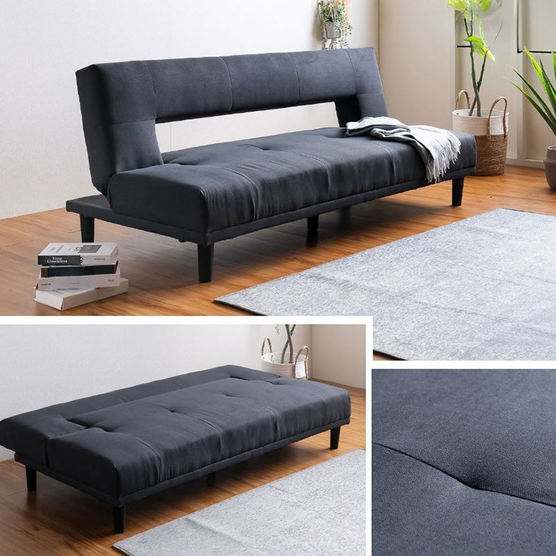 ソファーベッド 3人掛け 幅180cm シングル リクライニング 布製 グレー ブラウン 脚付き シンプル モダン おしゃれ おすすめ リビング 北欧風