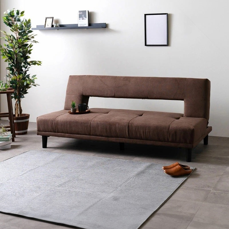 ソファーベッド 3人掛け 幅180cm シングル リクライニング 布製 グレー ブラウン 脚付き シンプル モダン おしゃれ おすすめ リビング 北欧風
