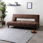 ソファーベッド 3人掛け 幅180cm シングル リクライニング 布製 グレー ブラウン 脚付き シンプル モダン おしゃれ おすすめ リビング 北欧風