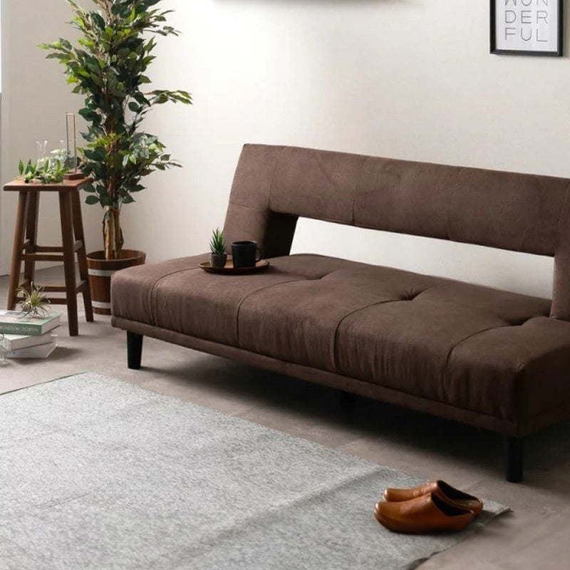 ソファーベッド 3人掛け 幅180cm シングル リクライニング 布製 グレー ブラウン 脚付き シンプル モダン おしゃれ おすすめ リビング 北欧風