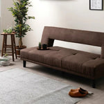 ソファーベッド 3人掛け 幅180cm シングル リクライニング 布製 グレー ブラウン 脚付き シンプル モダン おしゃれ おすすめ リビング 北欧風