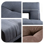 ソファーベッド 3人掛け 幅180cm シングル リクライニング 布製 グレー ブラウン 脚付き シンプル モダン おしゃれ おすすめ リビング 北欧風