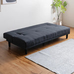 ソファーベッド 3人掛け 幅180cm シングル リクライニング 布製 グレー ブラウン 脚付き シンプル モダン おしゃれ おすすめ リビング 北欧風