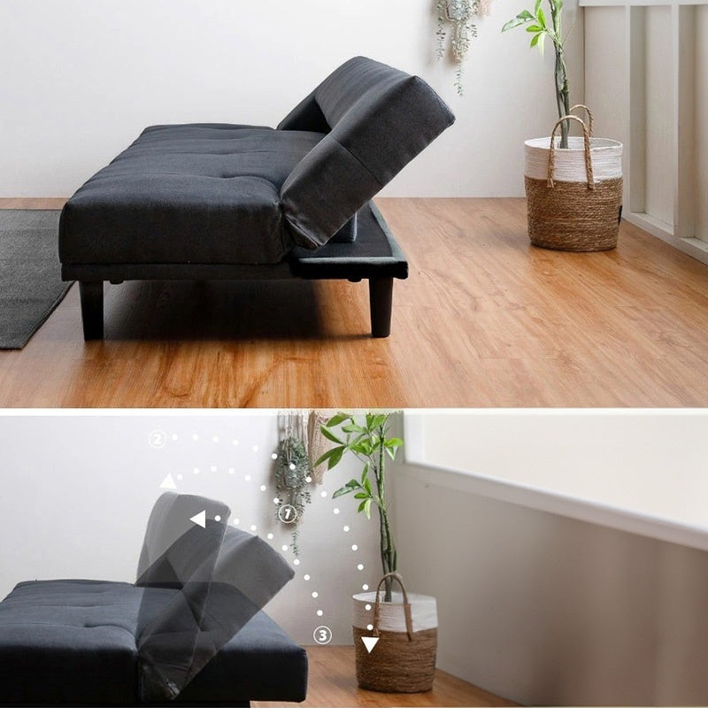 ソファーベッド 3人掛け 幅180cm シングル リクライニング 布製 グレー ブラウン 脚付き シンプル モダン おしゃれ おすすめ リビング 北欧風