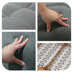 ソファー ソファ おすすめ ソファーベッド 幅188cm ファブリック 3人掛け コンパクト ファブリック 脚付き お掃除ロボ対応 ダークグレー ライトグレー かわいい おしゃれ 北欧風