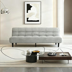 ソファー ソファ おすすめ ソファーベッド 幅188cm ファブリック 3人掛け コンパクト ファブリック 脚付き お掃除ロボ対応 ダークグレー ライトグレー かわいい おしゃれ 北欧風