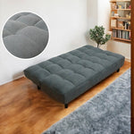 ソファー ソファ おすすめ ソファーベッド 幅188cm ファブリック 3人掛け コンパクト ファブリック 脚付き お掃除ロボ対応 ダークグレー ライトグレー かわいい おしゃれ 北欧風