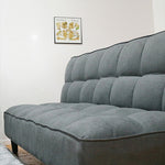 ソファー ソファ おすすめ ソファーベッド 幅188cm ファブリック 3人掛け コンパクト ファブリック 脚付き お掃除ロボ対応 ダークグレー ライトグレー かわいい おしゃれ 北欧風