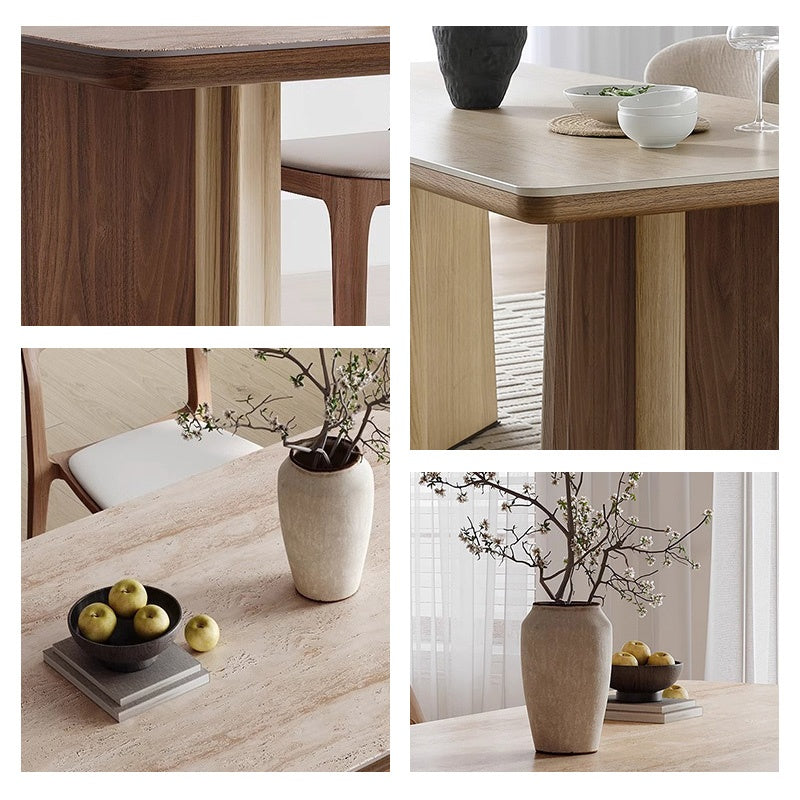 Casaconer | ダイニングテーブル・セラミック天板・木製・リビングテーブル・140・幅140・160・180・4人掛け・6人掛け