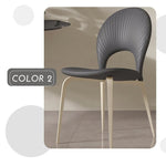 Casaconer | ダイニングチェア・レザー・チェアー・カフェ・おしゃれ・4脚セット・椅子・チェア・イス・北欧・ヴィンテージ・合皮・シンプル・ダイニングチェアー・ダイニング・椅子・グレー・リビング・在宅ワーク・業務用