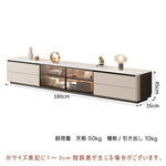テレビ台 ローボード 160/180cm 完成品 セラミック天板 テレビボード 収納棚 リビング テレビラック パソコン台 大容量 収納 セラミック 奥行き35cm おしゃれ TVボード モダン リビング収納 収納棚 引き出し 北欧 オシャレ 韓国 グレー 高級感