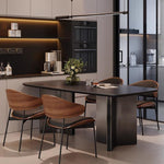 ダイニングテーブル セラミック天板 140 160 180 おしゃれ 大理石柄 4人掛け 6人掛け セラミックテーブル天板 テーブル 食卓テーブル 耐熱 食事テーブル リビングテーブル 4人用 高級感 新生活 長方形黒 ブラック