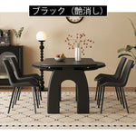 ダイニングテーブル 伸縮 6人 セラミック 丸 丸テーブル おしゃれ 120 4人 大理石柄 セラミックテーブル テーブル 食卓テーブル耐熱 食事テーブル リビングテーブル 4人用 高級感 新生活 北欧白 黒 ホワイト ブラック
