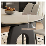 ダイニングテーブル 伸縮 6人 セラミック 丸 丸テーブル おしゃれ 120 4人 大理石柄 セラミックテーブル テーブル 食卓テーブル耐熱 食事テーブル リビングテーブル 4人用 高級感 新生活 北欧白 黒 ホワイト ブラック