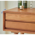 Casaconer | 化粧台・デスク・ドレッサー・テーブル・メイクテーブル・カフェ・おしゃれ・卓上・コンパクト・木製・木・幅80cm・省スペース・収納・スリム・鏡台・パソコンデスク・ワンルーム・一人暮らし・可愛い・北欧・ナチュラル・引き出し付き