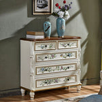 Casaconer | ほぼ完成品・脚の取り付けが必要・キッチン収納・シェルフ・キッチンラック・キャビネット・食器収納棚・食器棚・キッチンボード・コンパクト・ラック・ファックス台・FAX台・電話台・レディース・可愛いデザイン・姫系・女の子・食器収納・かわいい