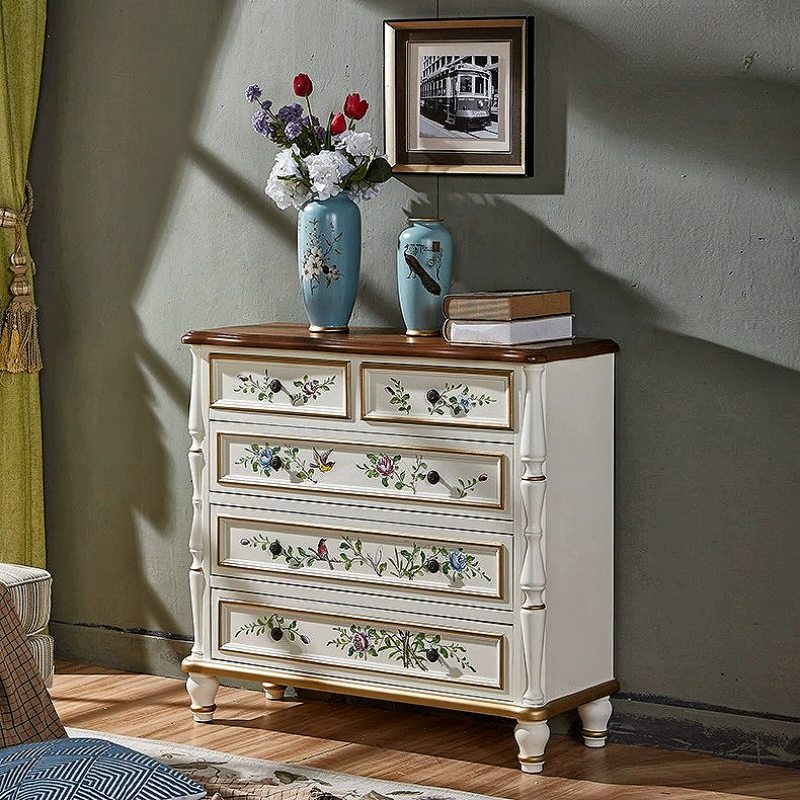 Casaconer | ほぼ完成品・脚の取り付けが必要・キッチン収納・シェルフ・キッチンラック・キャビネット・食器収納棚・食器棚・キッチンボード・コンパクト・ラック・ファックス台・FAX台・電話台・レディース・可愛いデザイン・姫系・女の子・食器収納・かわいい