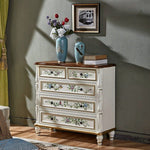 Casaconer | ほぼ完成品・脚の取り付けが必要・キッチン収納・シェルフ・キッチンラック・キャビネット・食器収納棚・食器棚・キッチンボード・コンパクト・ラック・ファックス台・FAX台・電話台・レディース・可愛いデザイン・姫系・女の子・食器収納・かわいい