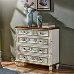 Casaconer | ほぼ完成品・脚の取り付けが必要・キッチン収納・シェルフ・キッチンラック・キャビネット・食器収納棚・食器棚・キッチンボード・コンパクト・ラック・ファックス台・FAX台・電話台・レディース・可愛いデザイン・姫系・女の子・食器収納・かわいい