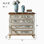 Casaconer | ほぼ完成品・脚の取り付けが必要・キッチン収納・シェルフ・キッチンラック・キャビネット・食器収納棚・食器棚・キッチンボード・コンパクト・ラック・ファックス台・FAX台・電話台・レディース・可愛いデザイン・姫系・女の子・食器収納・かわいい