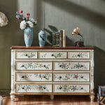 Casaconer | ほぼ完成品・脚の取り付けが必要・キッチン収納・シェルフ・キッチンラック・キャビネット・食器収納棚・食器棚・キッチンボード・コンパクト・ラック・ファックス台・FAX台・電話台・レディース・可愛いデザイン・姫系・女の子・食器収納・かわいい