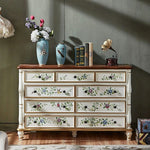 Casaconer | ほぼ完成品・脚の取り付けが必要・キッチン収納・シェルフ・キッチンラック・キャビネット・食器収納棚・食器棚・キッチンボード・コンパクト・ラック・ファックス台・FAX台・電話台・レディース・可愛いデザイン・姫系・女の子・食器収納・かわいい