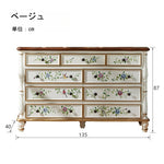 Casaconer | ほぼ完成品・脚の取り付けが必要・キッチン収納・シェルフ・キッチンラック・キャビネット・食器収納棚・食器棚・キッチンボード・コンパクト・ラック・ファックス台・FAX台・電話台・レディース・可愛いデザイン・姫系・女の子・食器収納・かわいい