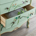 Casaconer | ほぼ完成品・脚の取り付けが必要・キッチン収納・シェルフ・キッチンラック・キャビネット・食器収納棚・食器棚・キッチンボード・コンパクト・ラック・ファックス台・FAX台・電話台・レディース・可愛いデザイン・姫系・女の子・食器収納・かわいい