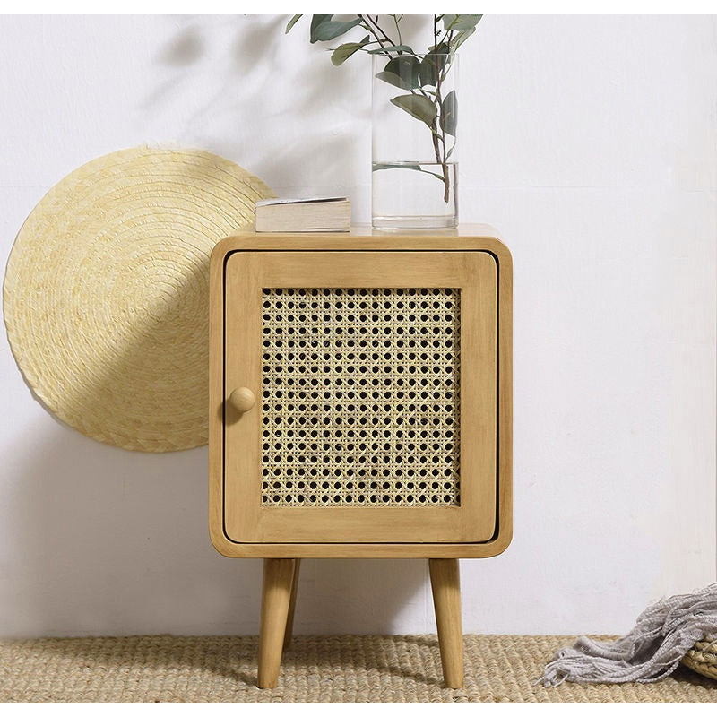 ナイトテーブル・サイドテーブル・ベッドサイドチェスト・ベッドサイド・木製・収納・おしゃれ・コンセント・引き出し・シンプル・モダン・ナチュラル・寝室収納・読書・・コンパクト・ダークブラウン・ナチュラル