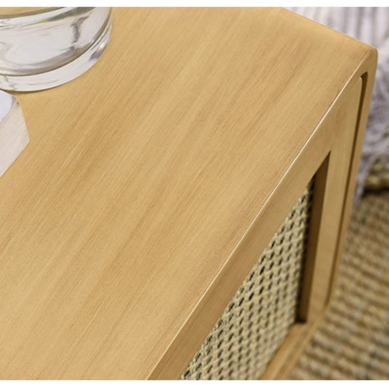 ナイトテーブル・サイドテーブル・ベッドサイドチェスト・ベッドサイド・木製・収納・おしゃれ・コンセント・引き出し・シンプル・モダン・ナチュラル・寝室収納・読書・・コンパクト・ダークブラウン・ナチュラル