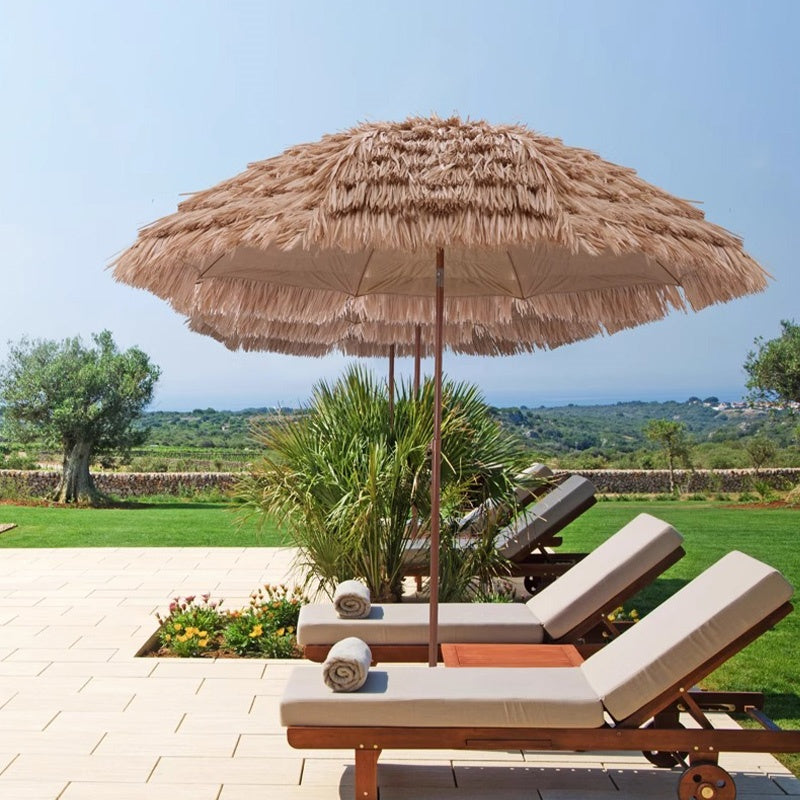 Casaconer | ガーデンパラソル・手動開閉タイプ・丸・幅180cm・日よけ・雨よけ対応・アウトドア