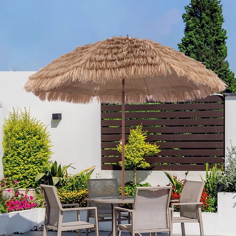 Casaconer | ガーデンパラソル・手動開閉タイプ・丸・幅180cm・日よけ・雨よけ対応・アウトドア