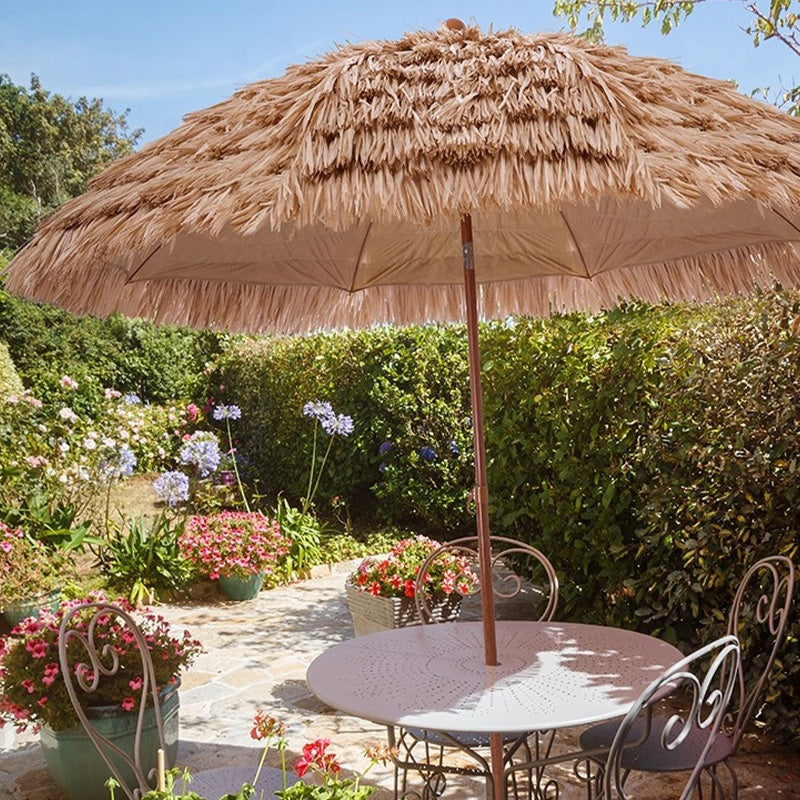 Casaconer | ガーデンパラソル・手動開閉タイプ・丸・幅180cm・日よけ・雨よけ対応・アウトドア