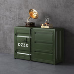 サイドボード スチール製 インダストリアルデザイン 収納キャビネット カップボード キッチン収納 バーカウンター リビング収納 幅80cm/150cm グリーン シルバー ブラック おしゃれ