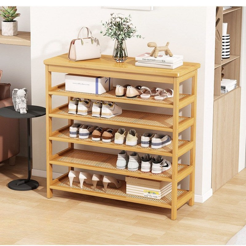 シューズラック,下駄箱,竹製,くつ箱,収納,玄関,シンプル,ナチュラル,ダークブラウン