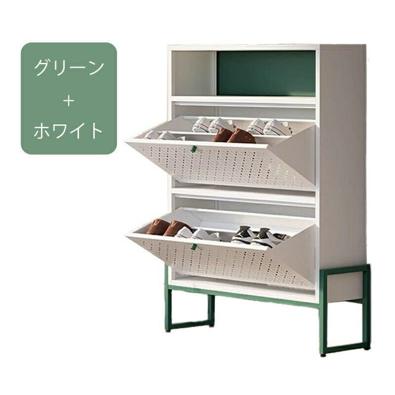 シューズボックス シューズキャビネット シューズラック 玄関収納 コンパクト おしゃれ 幅84cm 下駄箱 靴箱 靴収納 靴入れ ラック 収納 玄関 シューズBOX キャビネット フラップ扉 一人暮らし ファミリー 北欧