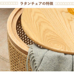 Casaconer | 完成品・ナイトテーブル・サイドテーブル・ベッドサイドチェスト・ベッドサイド・木製・収納・おしゃれ・コンセント・引き出し・シンプル・モダン・ナチュラル・寝室収納・読書・スリム・コンパクト・ダークブラウン・ナチュラル