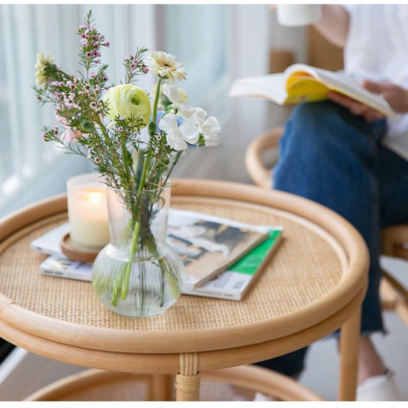 Casaconer | センターテーブル・ラタン・ナチュラル・北欧・シンプル・リビングテーブル・リビング