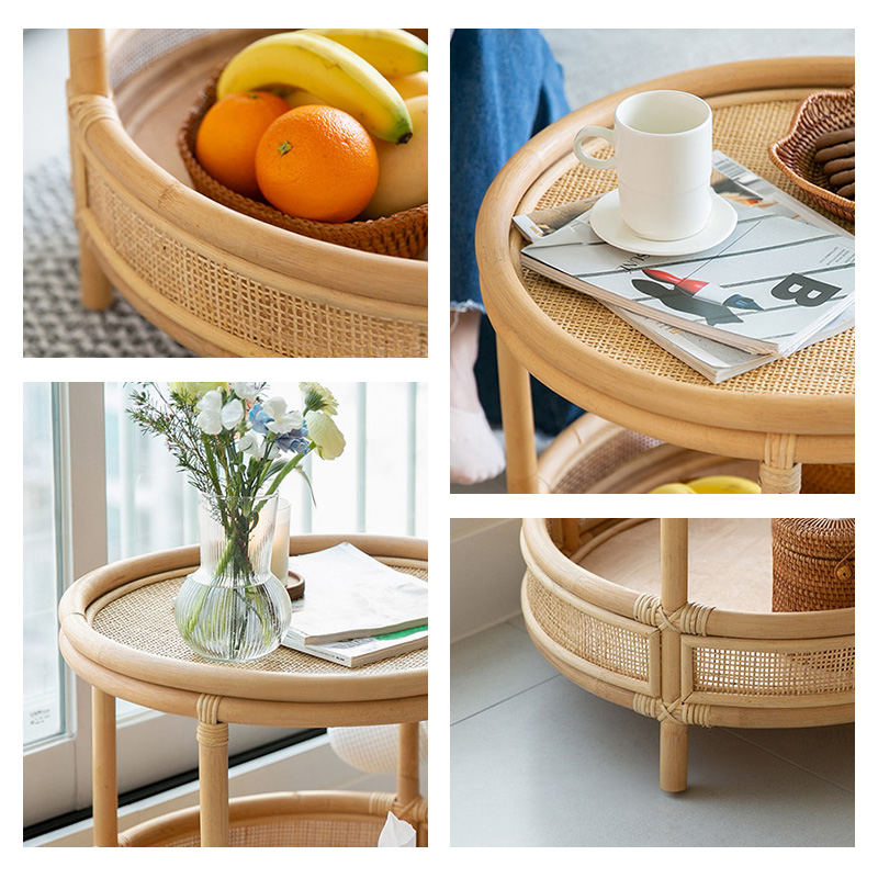 Casaconer | センターテーブル・ラタン・ナチュラル・北欧・シンプル・リビングテーブル・リビング
