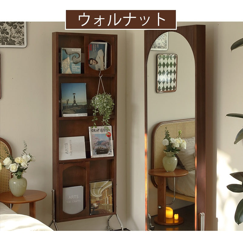 Casaconer | 完成品・全身鏡・大型・鏡・スタンドミラー・ミラー・姿見鏡・姿見・全身・ワイド・大きい・おしゃれ・韓国・かわいい・玄関・リビング・子供部屋・木製・天然木・一人暮らし・薄型・ダンス・ヨガ・筋トレ・ナチュラル