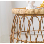 Casaconer | ローテーブル・ラタン・ラタン調・北欧・おしゃれ・モダン・ナチュラル・リビングテーブル・収納・リビング・幅40