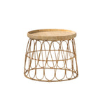 Casaconer | ローテーブル・ラタン・ラタン調・北欧・おしゃれ・モダン・ナチュラル・リビングテーブル・収納・リビング・幅40