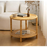 Casaconer | ローテーブル・ラタン・ラタン調・北欧・おしゃれ・モダン・ナチュラル・リビングテーブル・収納・リビング・幅45