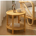 Casaconer | ローテーブル・ラタン・ラタン調・北欧・おしゃれ・モダン・ナチュラル・リビングテーブル・収納・リビング・幅45