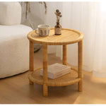 Casaconer | ローテーブル・ラタン・ラタン調・北欧・おしゃれ・モダン・ナチュラル・リビングテーブル・収納・リビング・幅45