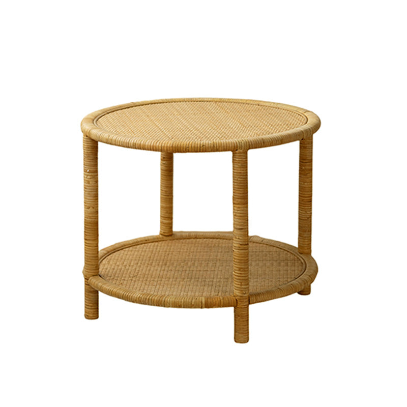 Casaconer | ローテーブル・ラタン・ラタン調・北欧・おしゃれ・モダン・ナチュラル・リビングテーブル・収納・リビング・幅45